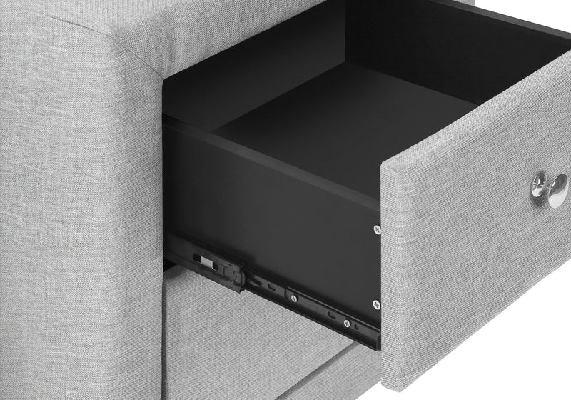 Zara Nightstand - Grey