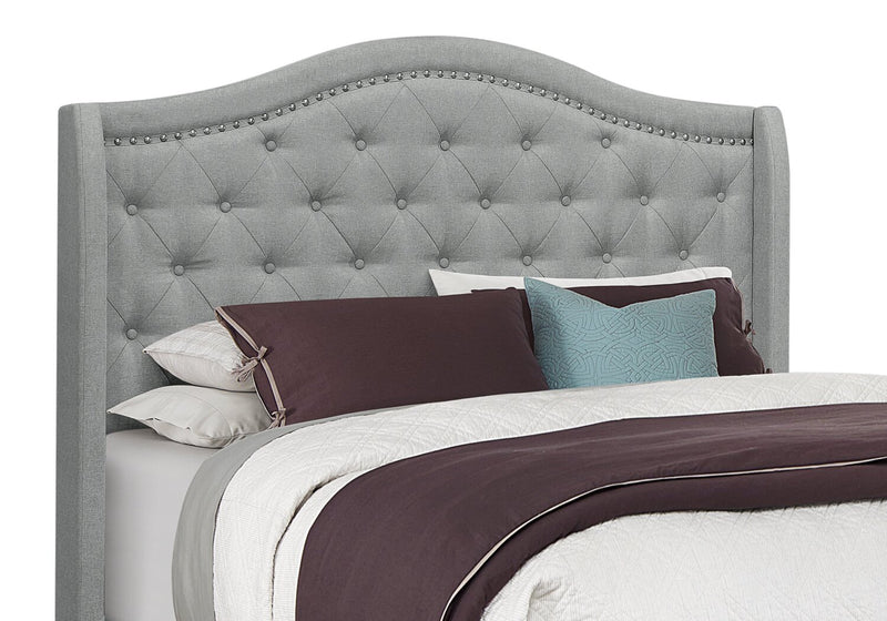 Penelope Queen Bed - Grey