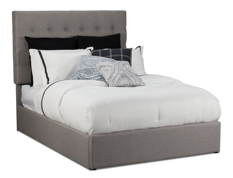 Jace Storage Full Bed - Taupe