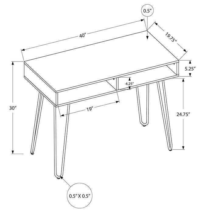 Ezra Desk - Grey