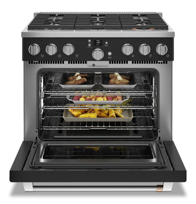 Café 6.2 Cu. Ft. Smart Commercial-Style 6-Burner Gas Range - CGY366P3TD1