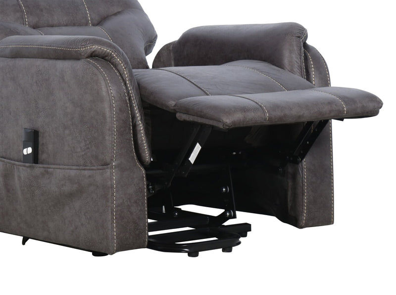 Landon Power Lift Recliner – Dark Grey