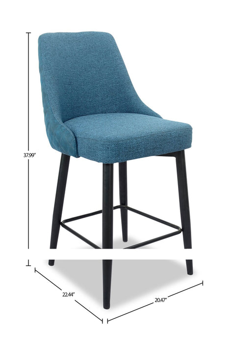 Eden Counter-Height Stool - Blue