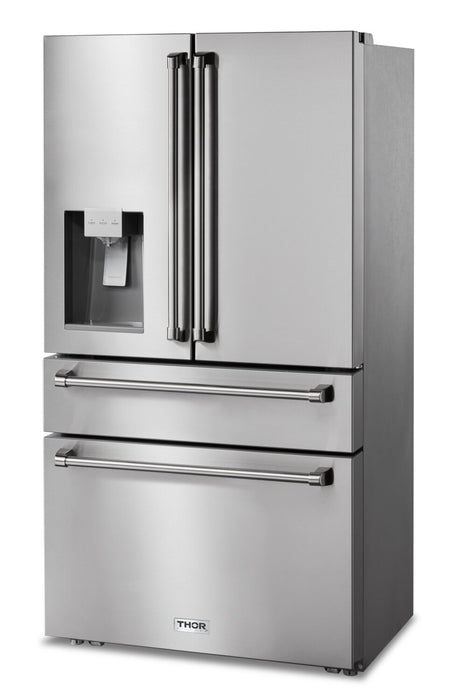 Thor Kitchen 22 Cu. Ft. Counter-Depth French-Door Refrigerator - TRF3601FD