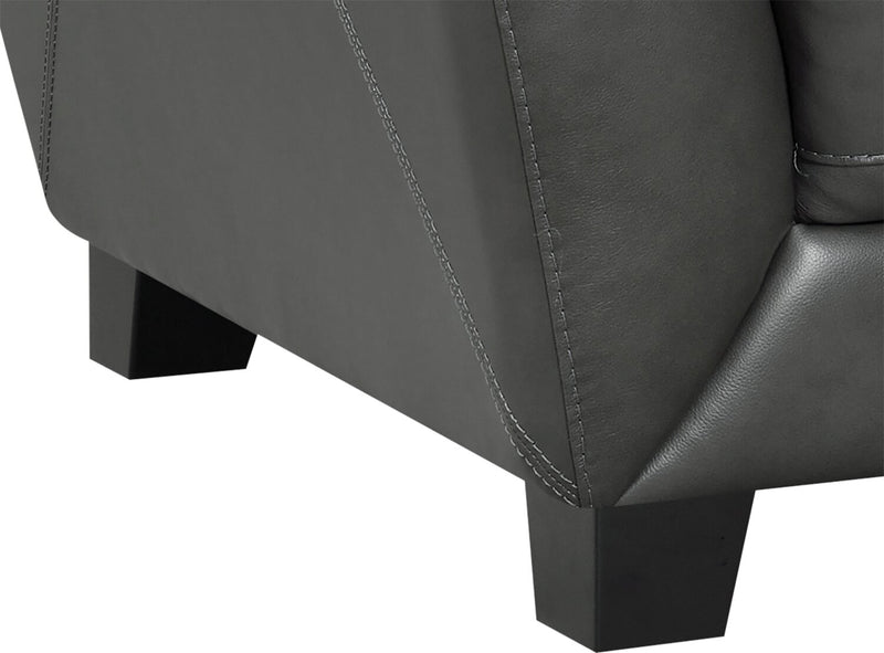 Lusso Genuine Leather Loveseat – Chacoal