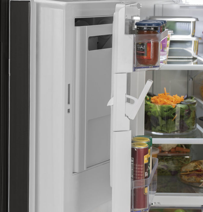 GE 25.5 Cu. Ft. French-Door Refrigerator with Exterior Ice and Water - GFE26JMMES