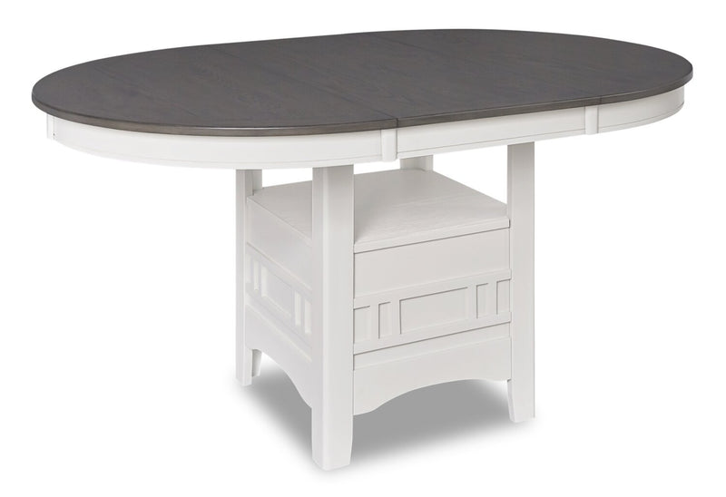 Dena Dining Table - White and Grey