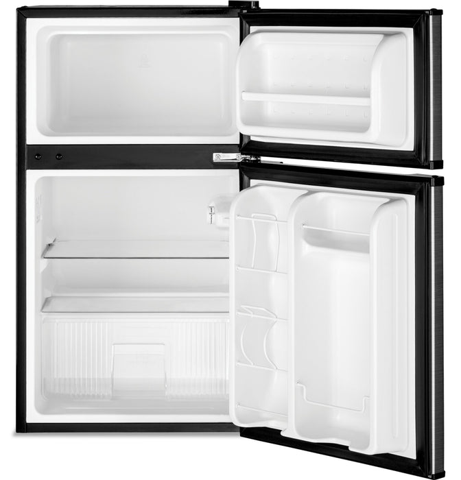 GE 3.1 Cu. Ft. Double-Door Compact Refrigerator - GDE03GLKLB