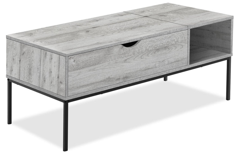 Bence Lift-Top Coffee Table - Grey