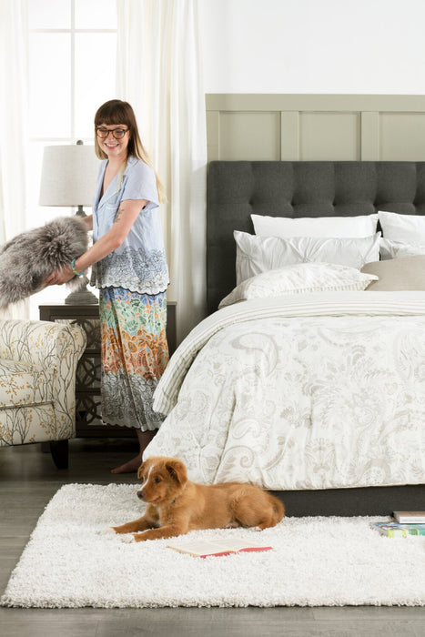 Jace Storage Full Bed - Grey