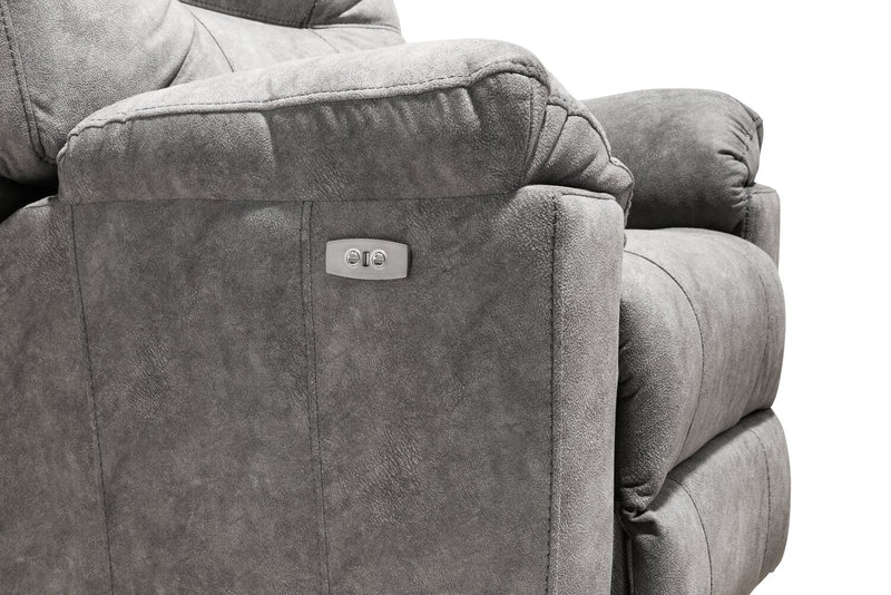 Gybson Polyester Power Recliner - Grey