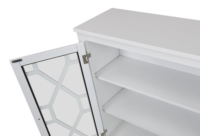 Clary Accent Cabinet - White