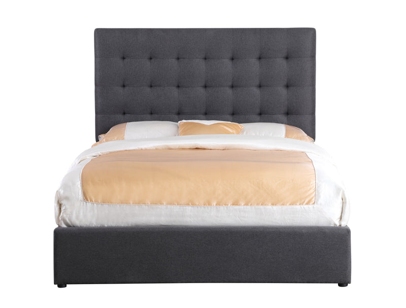 Jace Storage Queen Bed - Grey