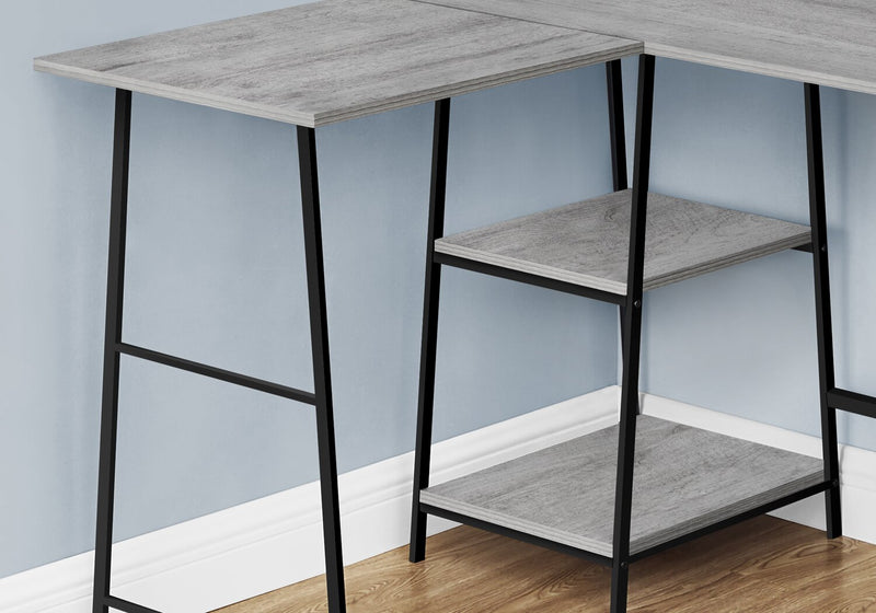 Evlin Corner Desk - Grey