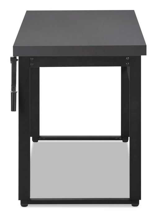 Kai Height-Adjustable Desk - Grey