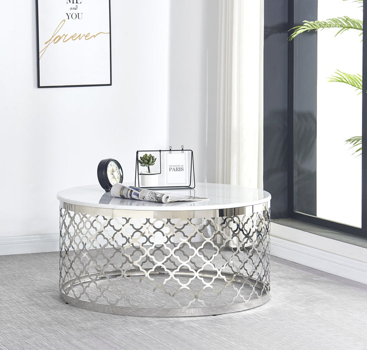 Belle Coffee Table - White
