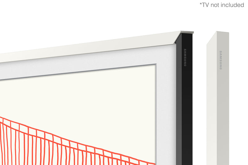Samsung Customizable Bezel for 2021 55\" The Frame TV - Modern White