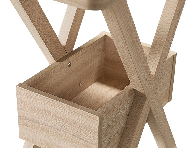 Torry Chairside Table - Taupe 