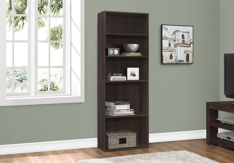 Slade 5-Shelf Bookcase - Espresso
