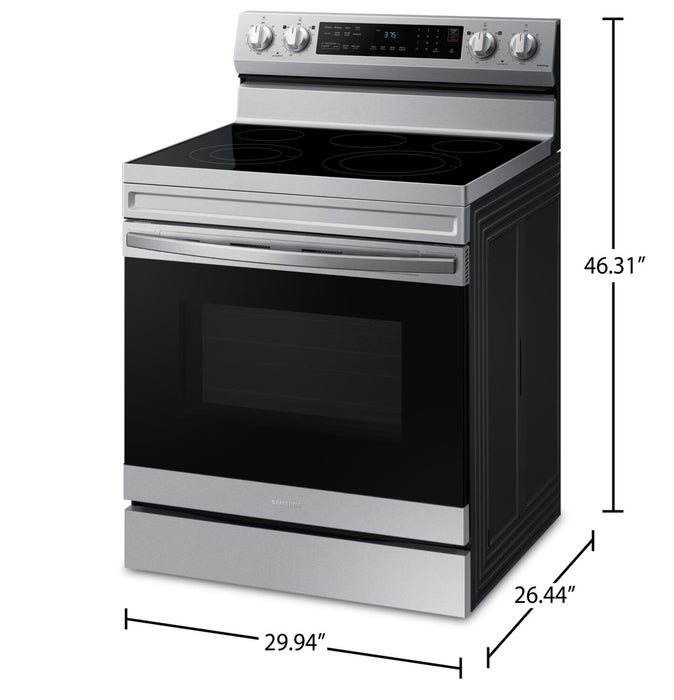 Samsung 6.3 Cu. Ft. Freestanding Electric Range - NE63A6511SS/AC