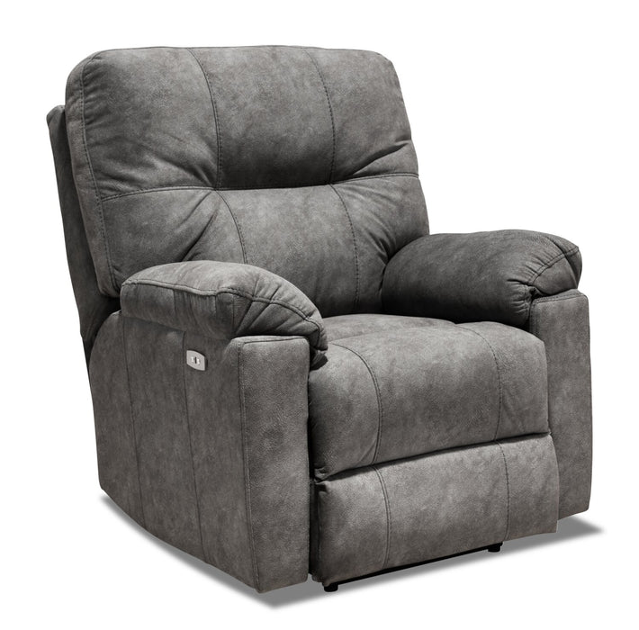 Gybson Polyester Power Recliner - Grey