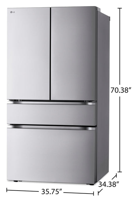 LG 30 Cu. Ft. Smart 4-Door French-Door Refrigerator with Full-Convert Drawer™ - LF30S8210S