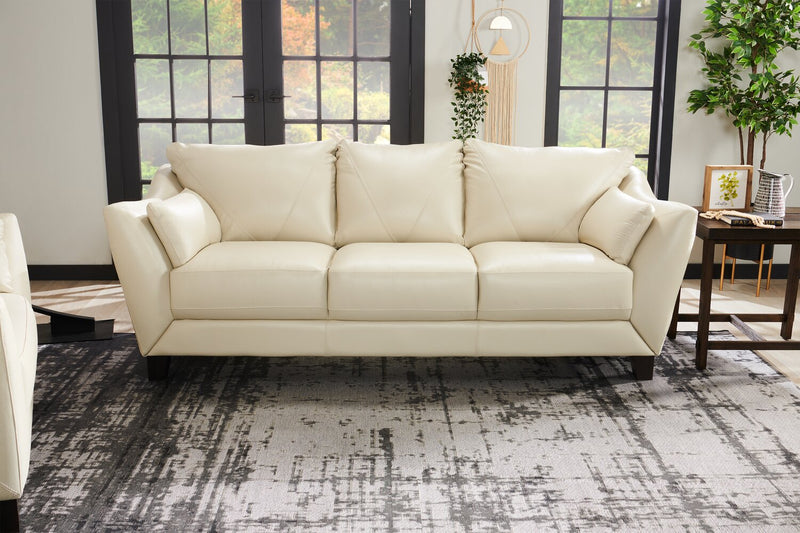 Lusso Genuine Leather Sofa – Smoke