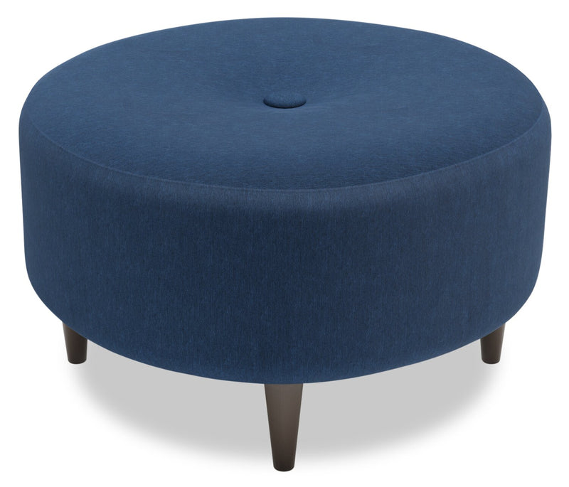 Sofa Lab The Curve Ottoman - Pax Navy
