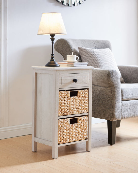Jon Chairside Table - White