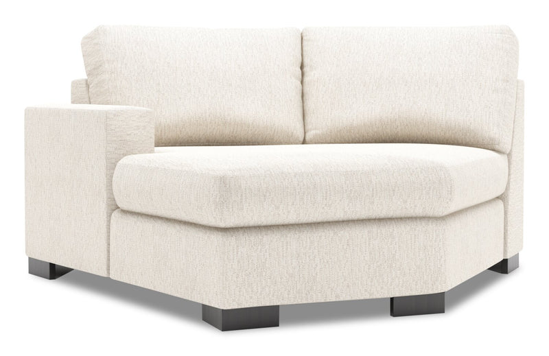 Sofa Lab Track LAF Cuddler - Luxury Sand