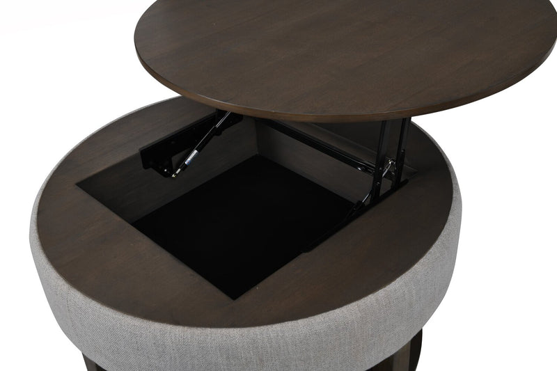 Elroy Coffee Table with Lift Top - Dark Brown
