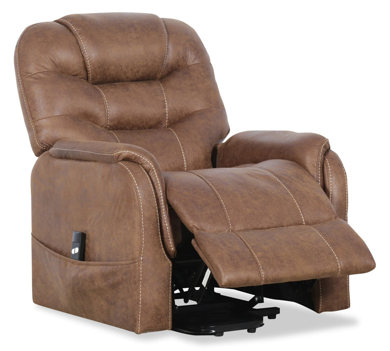 Landon Power Lift Reclining Chair - Brown