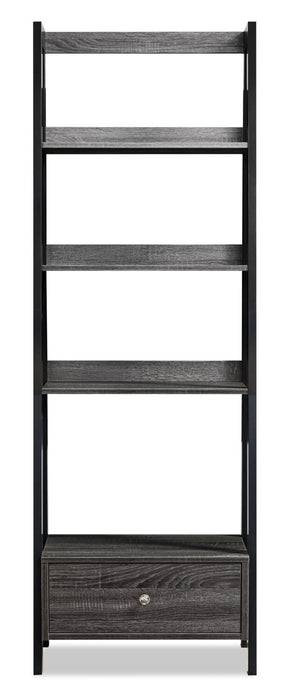 Eden Ladder-Style Bookcase - Grey 