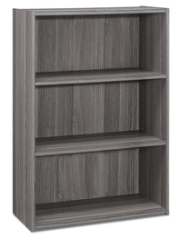 Slade 3-Shelf Bookcase - Grey 