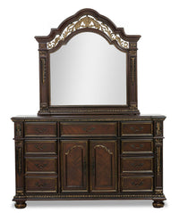 Wynn Bedroom Dresser Mirror - Cherry Brown 