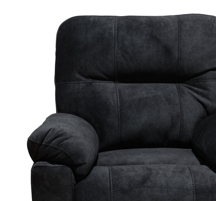 Gybson Polyester Recliner - Graphite