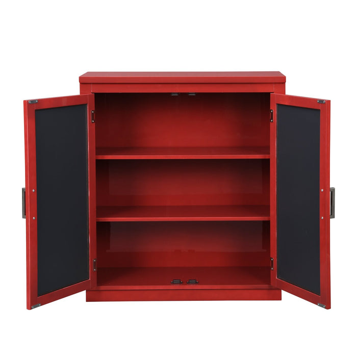 Darci Accent Cabinet - Red