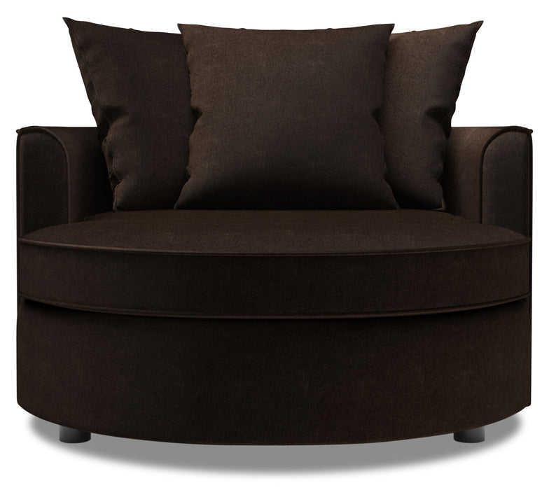 Sofa Lab The Cuddler Chair - Luxury Chocolate