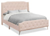 Zara Queen Bed - Pink