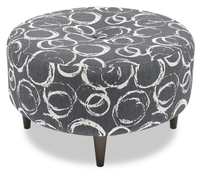 Sofa Lab The Curve Ottoman - Heather