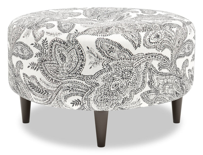 Sofa Lab The Curve Ottoman - Dalmatian