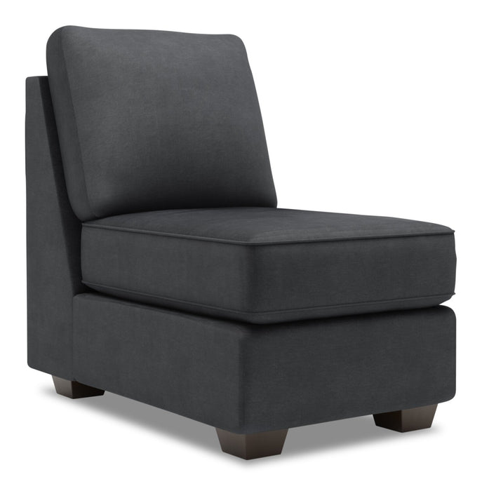 Sofa Lab Roll Armless Chair - Pax Pepper