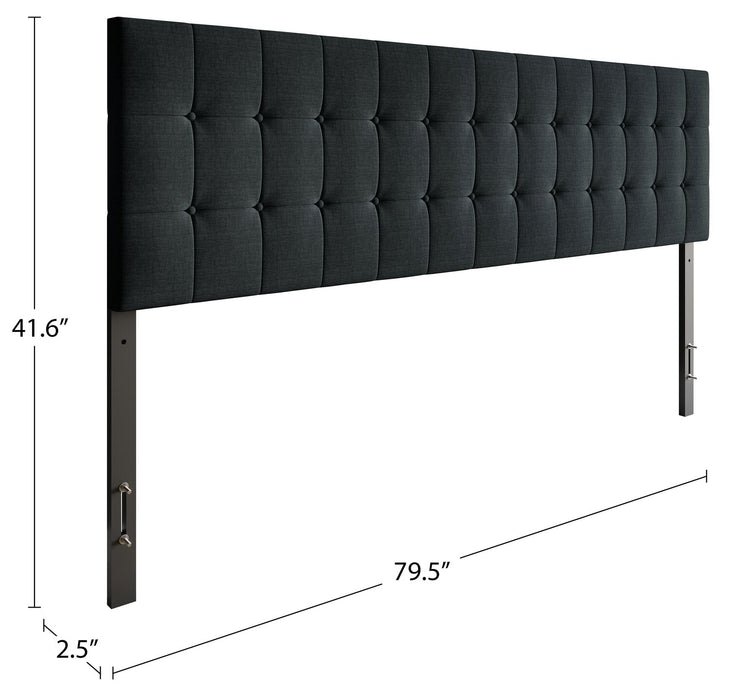 Ellis King Headboard - Charcoal