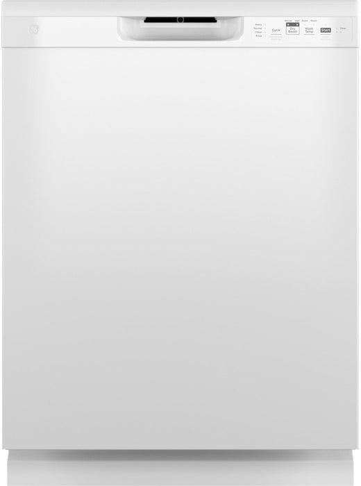GE 24\" Built-In Dishwasher with Front Controls - GDF510PGRWW