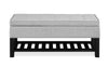 Ryan Storage Bench - Light Grey