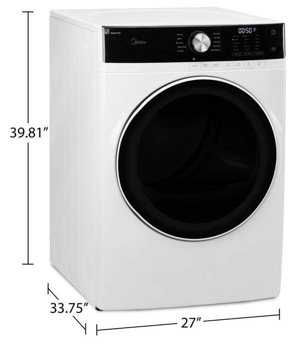 Midea 8 Cu. Ft. Electric Dryer - MLE52N4AWW