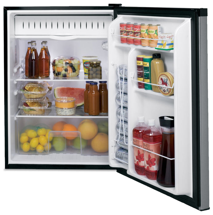 GE 5.6 Cu. Ft. Compact Refrigerator with Can Rack - GCE06GSHSB