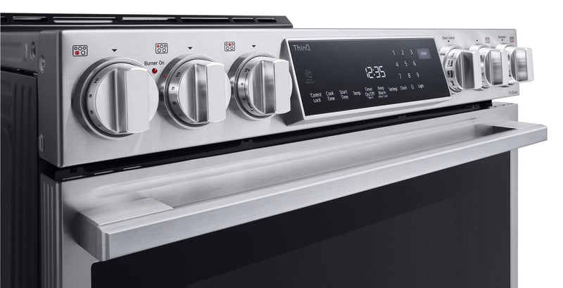 LG STUDIO 6.3 Cu. Ft. InstaView® Electric Slide-In Range - LSES6338F