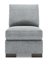 Sofa Lab Track Armless Chair - Luna Pewter