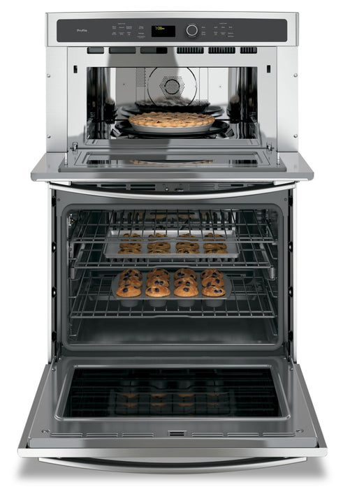 GE Profile 6.7 Cu. Ft. Built-In Combination Microwave and Wall Oven - PT7800SHSS